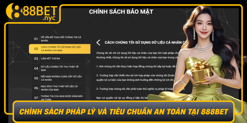 Chính Sách Pháp Lý Và Tiêu Chuẩn An Toàn Tại 888Bet