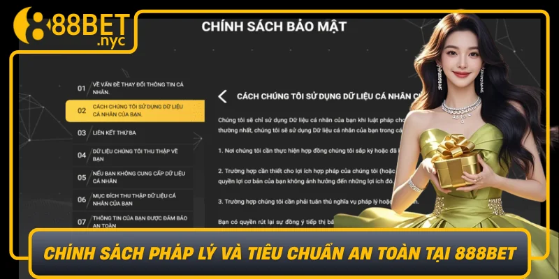 Chính Sách Pháp Lý Và Tiêu Chuẩn An Toàn Tại 888Bet